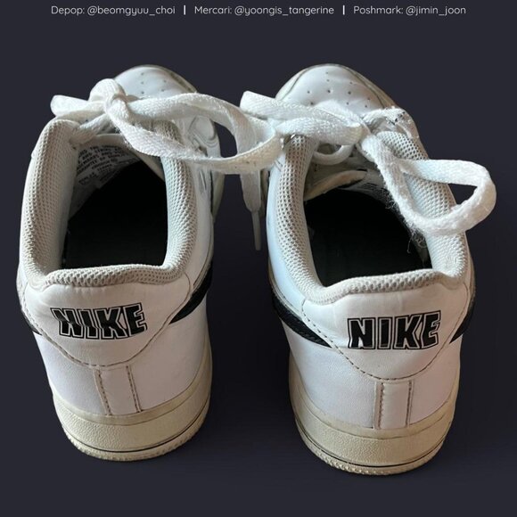 Unisex Black and White Nike Air Force 1 - Picture 5 of 7